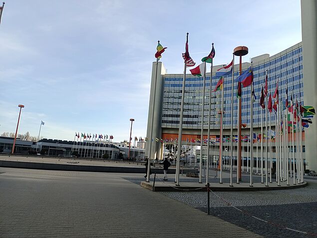 UN Headquarters from the outside