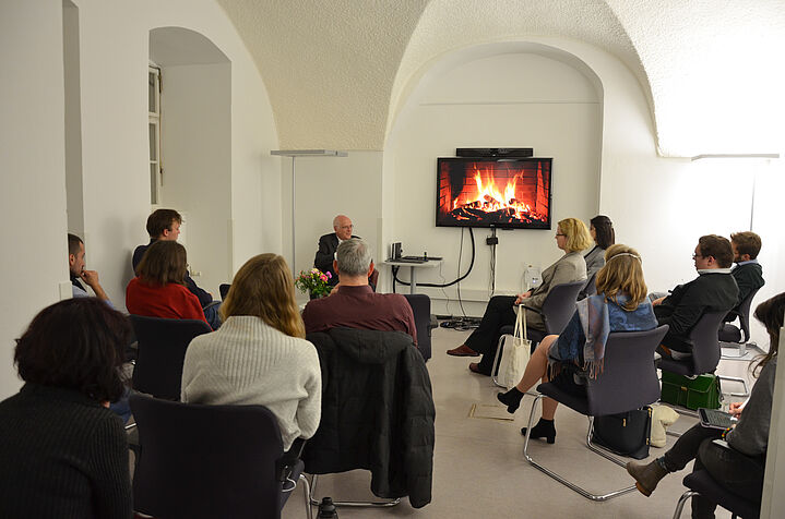 Participants listening to the Prof Tichys talk