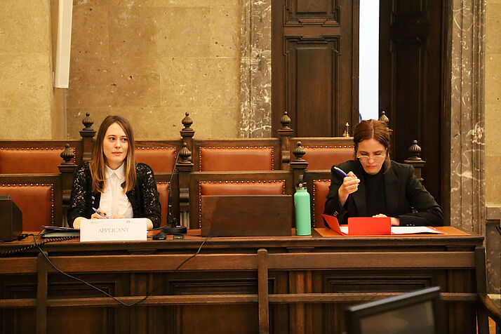 participants during the Moot Court Competition