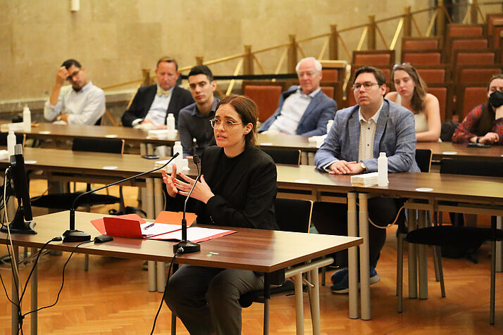 participants during the Moot Court Competition