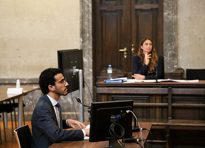 participants during the Moot Court Competition